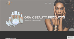 Desktop Screenshot of orakbeauty.com