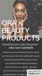 Mobile Screenshot of orakbeauty.com